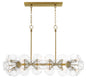 Minka-Lavery - 3659-695 - 12 Light Island Chandelier - Winter - Soft Brass