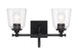 Minka-Lavery - 4002-66A - Two Light Bath Vanity - Antonia - Coal Black