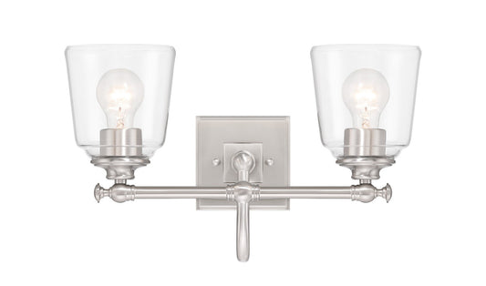 Minka-Lavery - 4002-84 - Two Light Bath Vanity - Antonia - Brushed Nickel