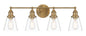 Minka-Lavery - 5684-923 - Four Light Bath Vanity - Barwell - Oxidized Aged Brass