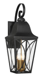 Minka-Lavery - 73359-757 - Four Light Outdoor Wall Mount - Cardigan - Sand Coal And Olden Brass