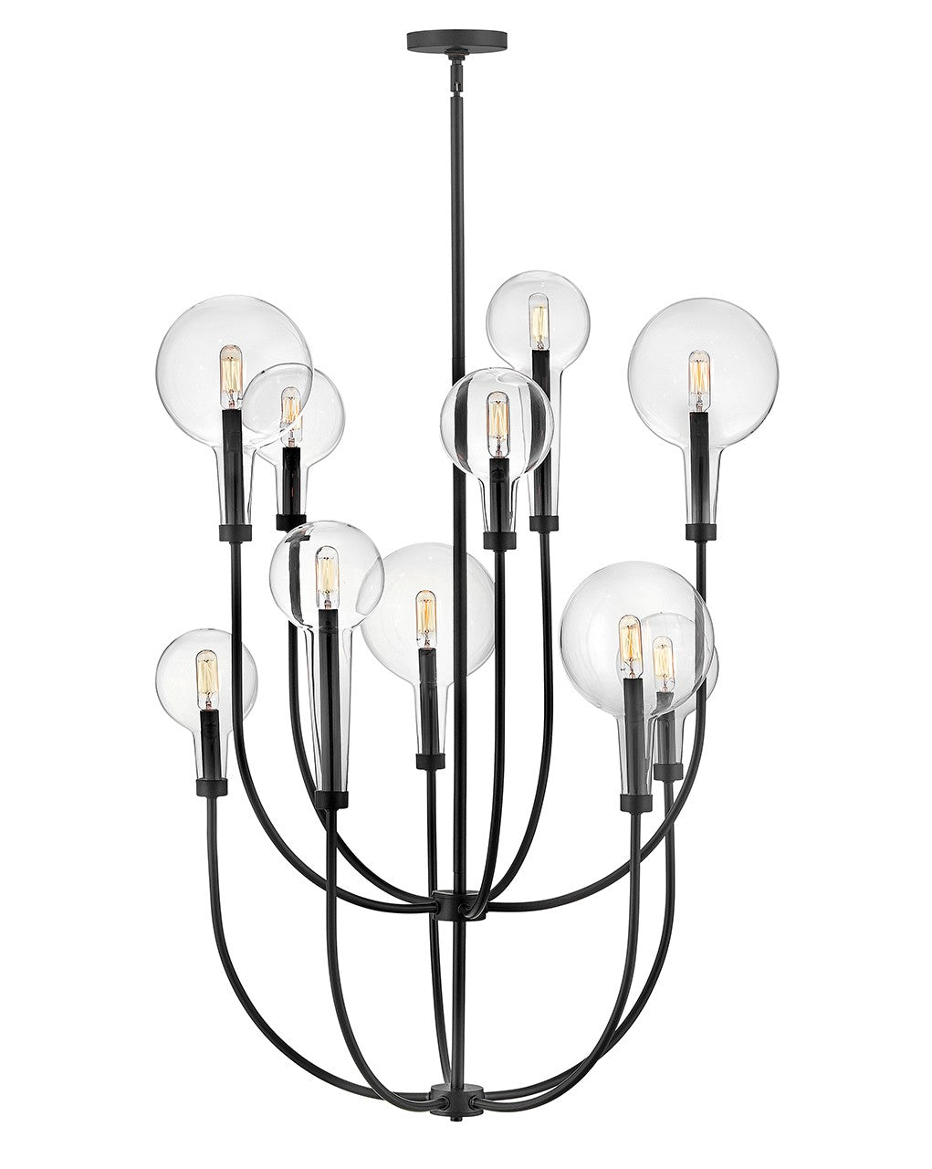 Hinkley - 30527BK - LED Chandelier - Alchemy - Black