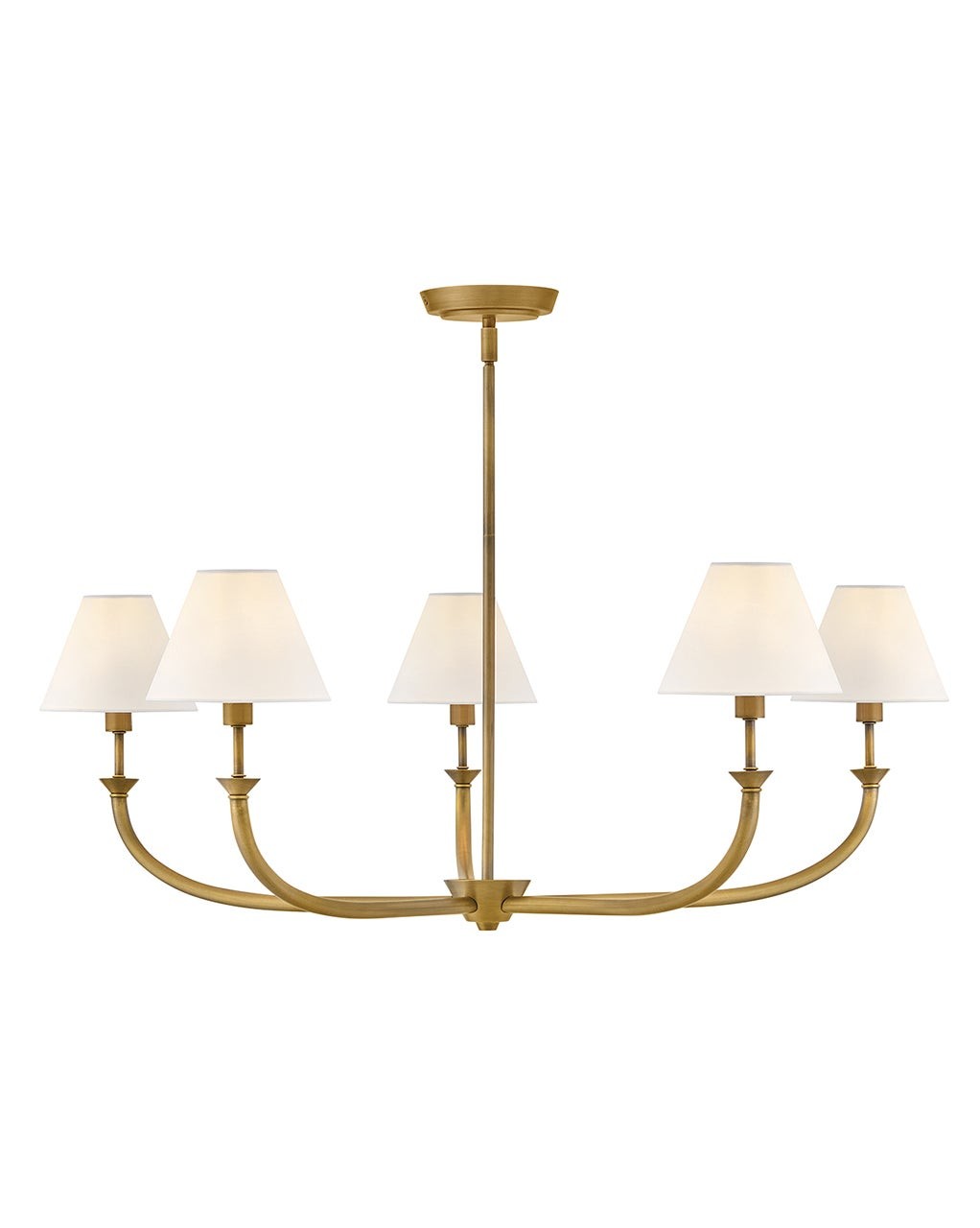 Hinkley - 45165HB - LED Chandelier - Greta - Heritage Brass