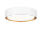 Z-Lite - 1014F12-MW-MGLD-LED - LED Flush Mount - Kawan - Matte White / Modern Gold