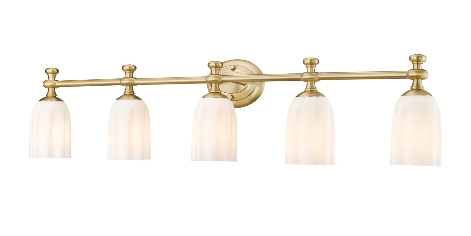 Z-Lite - 1102-5V-MGLD - Five Light Vanity - Orion - Modern Gold