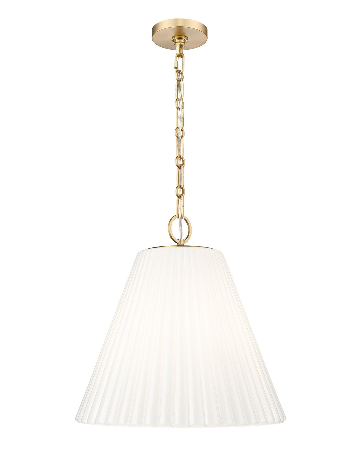 Z-Lite - 3042P18-MGLD - Three Light Pendant - Alaric - Modern Gold