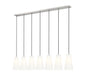 Z-Lite - 3043P6-7L-BN - Seven Light Linear Chandelier - Farrell - Brushed Nickel