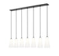 Z-Lite - 3043P7-7L-MB - Seven Light Linear Chandelier - Farrell - Matte Black