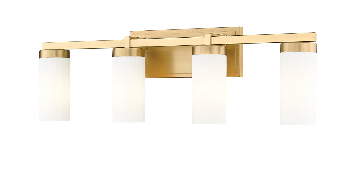 Z-Lite - 3044-4V-MGLD - Four Light Vanity - Danica - Modern Gold