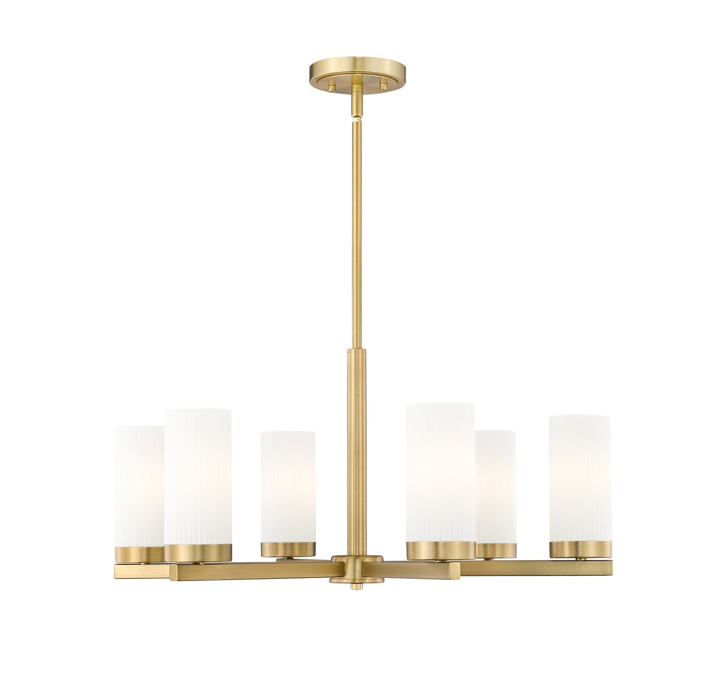 Z-Lite - 3044-6MGLD - Six Light Chandelier - Danica - Modern Gold