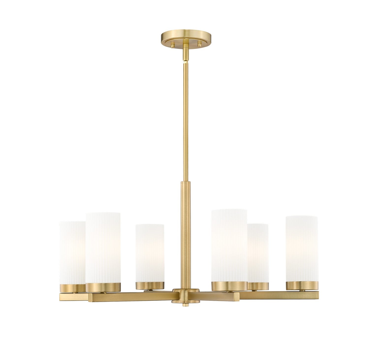 Z-Lite - 3044-6MGLD - Six Light Chandelier - Danica - Modern Gold