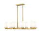 Z-Lite - 3044-8L-MGLD - Eight Light Linear Chandelier - Danica - Modern Gold