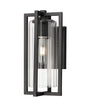 Z-Lite - 5013S-BK - One Light Outdoor Wall Mount - Aura - Black