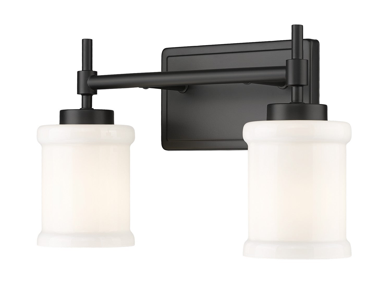 Z-Lite - 622-2V-MB - Two Light Vanity - Cadoc - Matte Black