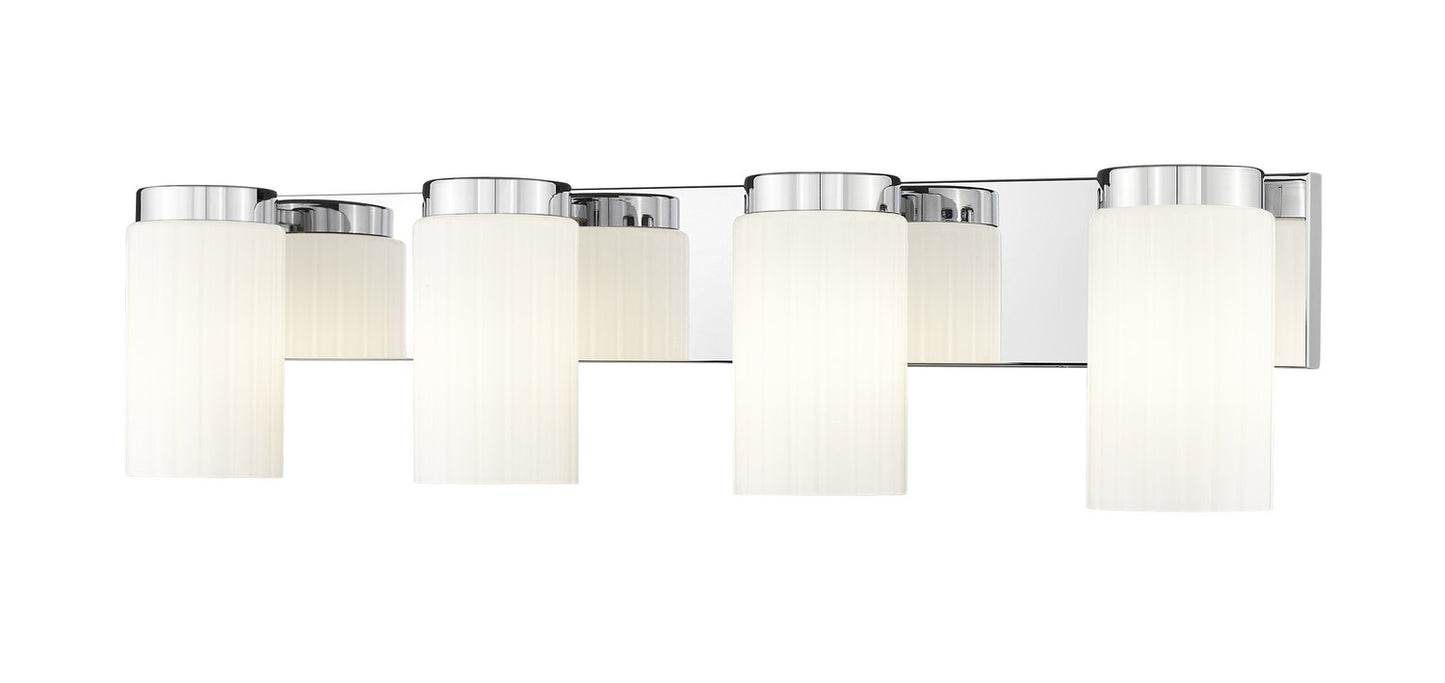 Z-Lite - 746-4V-CH - Four Light Vanity - Burk - Chrome