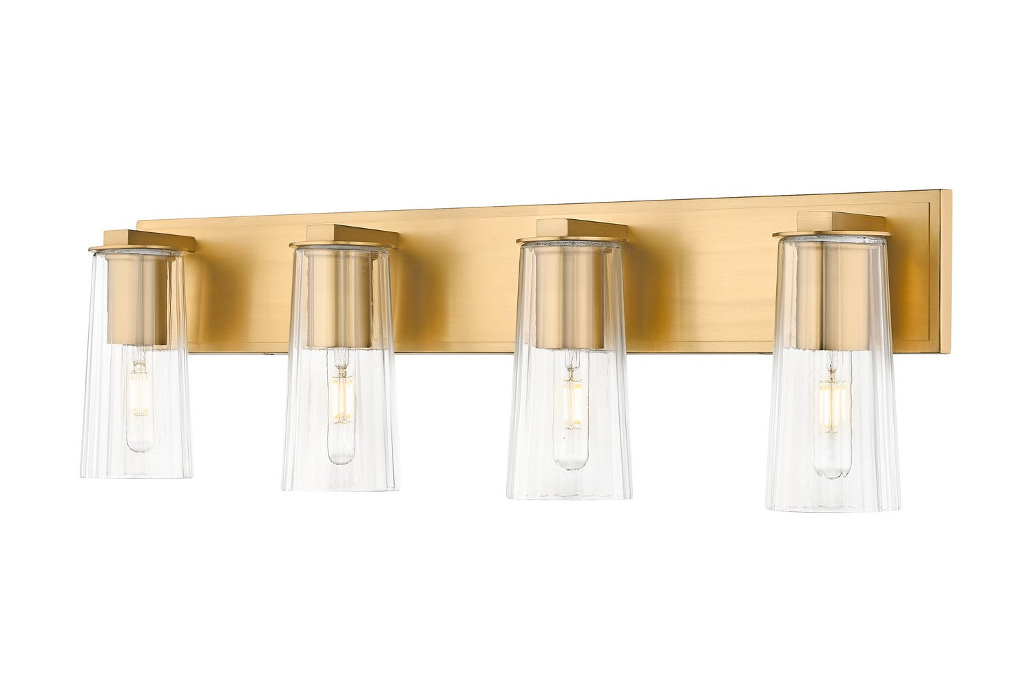 Z-Lite - 826-4V-MGLD - Four Light Vanity - Titus - Modern Gold