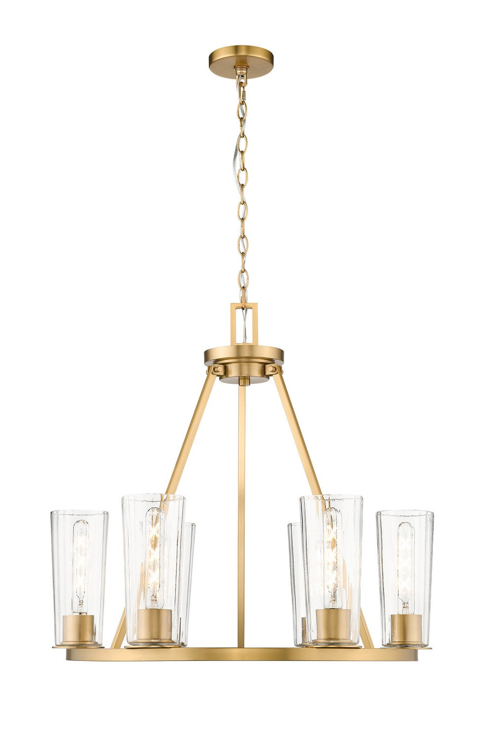 Z-Lite - 826-6MGLD - Six Light Chandelier - Titus - Modern Gold