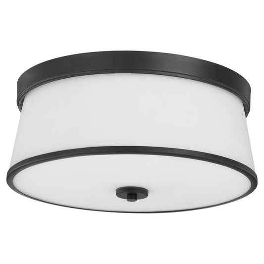 Quorum - 3203-16-59 - Three Light Ceiling Mount - Weir - Matte Black