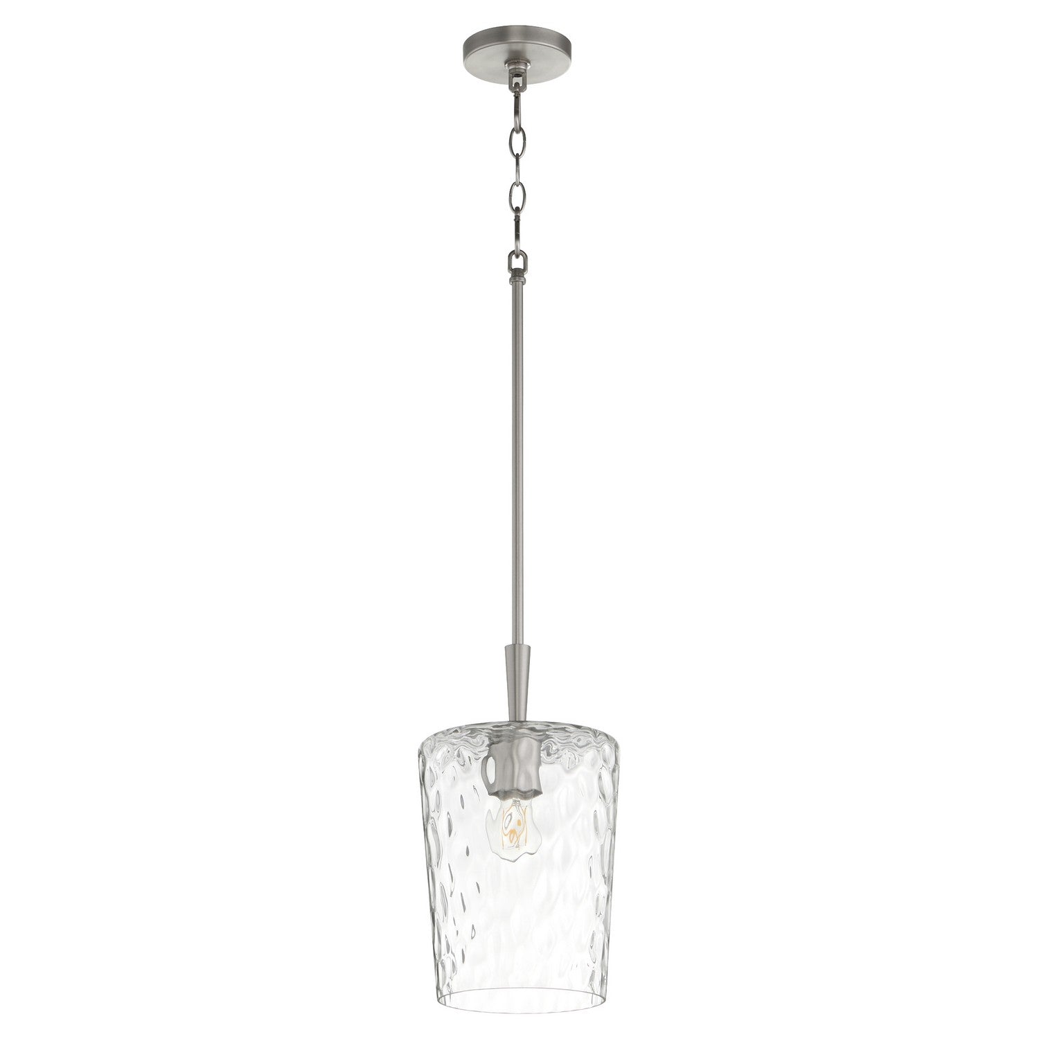 Quorum - 3204-65 - One Light Pendant - Goodwin - Satin Nickel