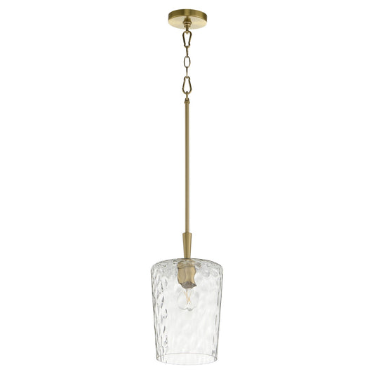 Quorum - 3204-80 - One Light Pendant - Goodwin - Aged Brass