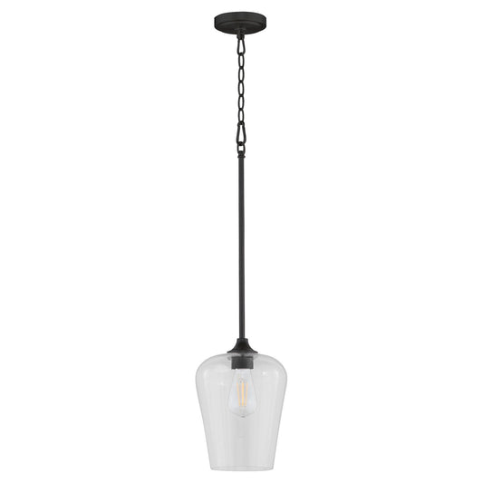 Quorum - 3313-59 - One Light Pendant - Raymond - Matte Black