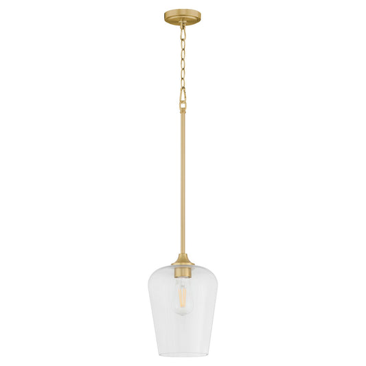 Quorum - 3313-80 - One Light Pendant - Raymond - Aged Brass