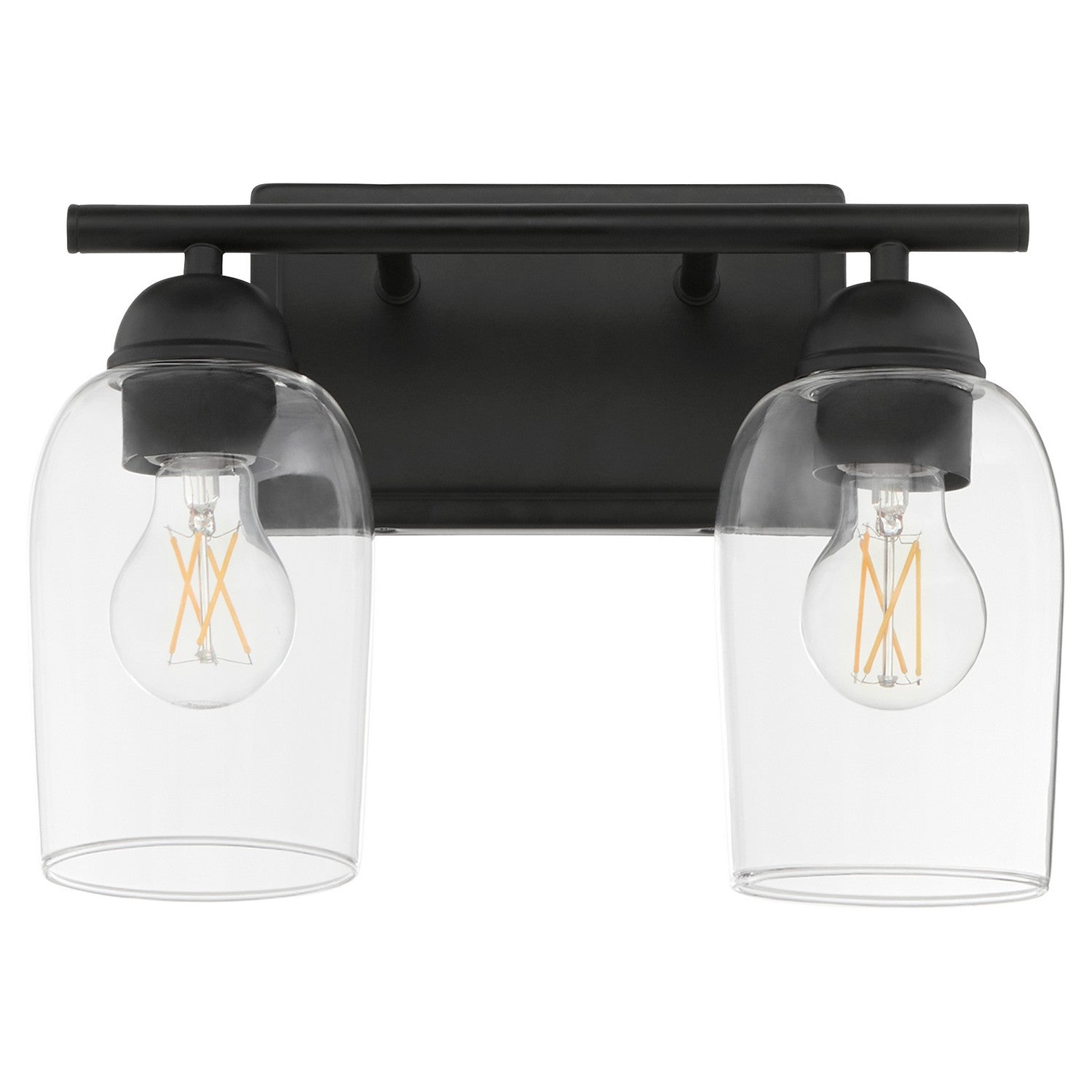 Quorum - 5112-2-59 - Two Light Vanity - Wallinger - Matte Black