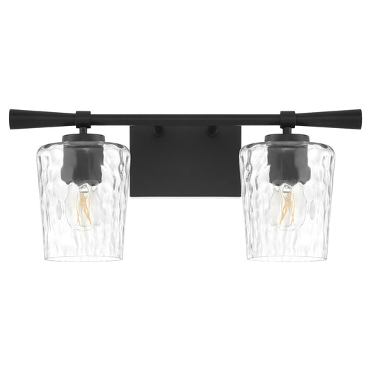 Quorum - 5204-2-59 - Two Light Vanity - Goodwin - Matte Black