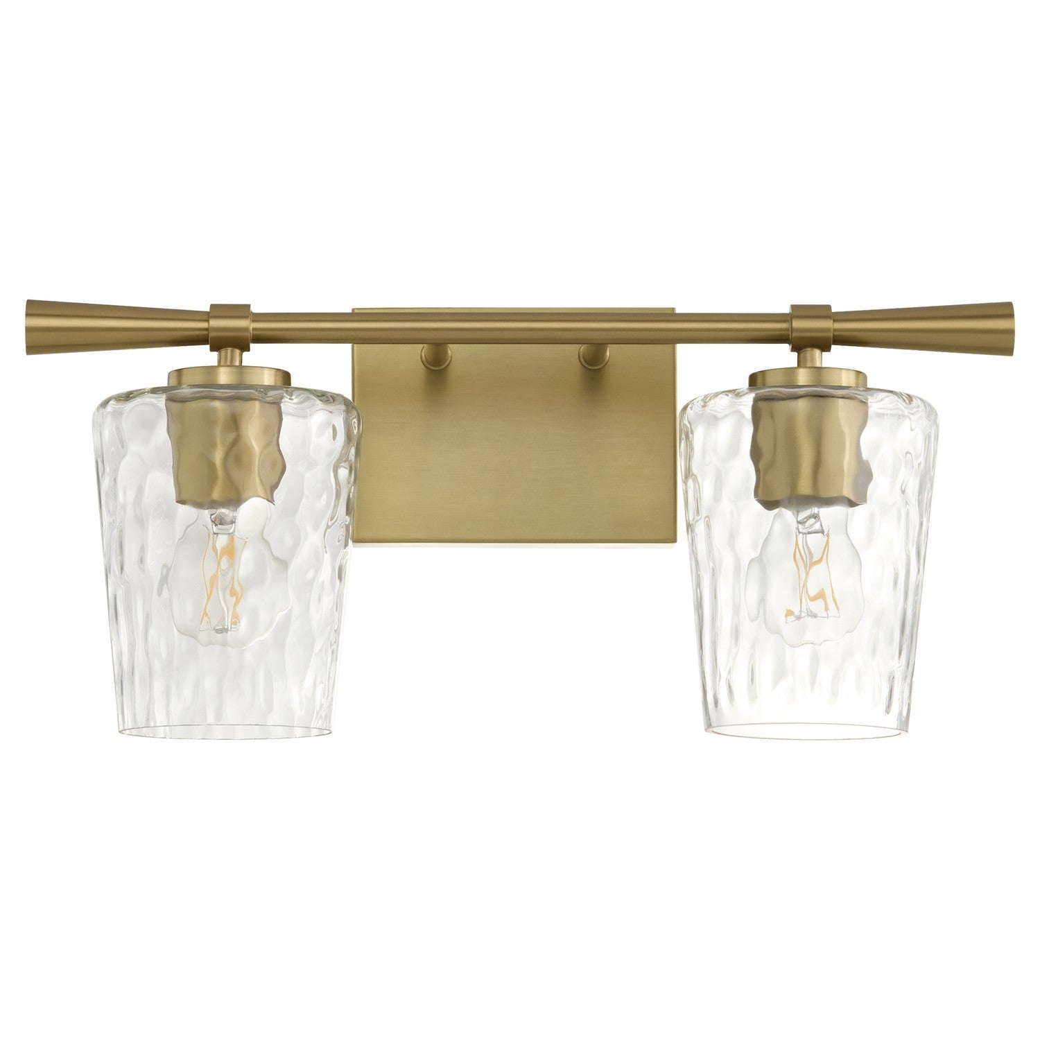 Quorum - 5204-2-80 - Two Light Vanity - Goodwin - Aged Brass