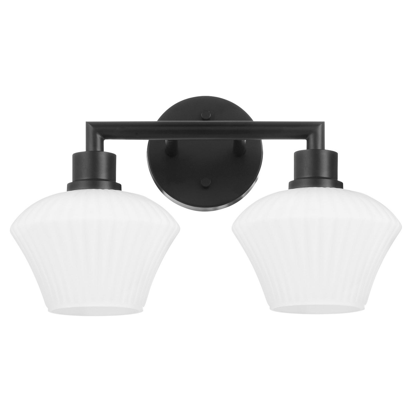 Quorum - 5221-2-59 - Two Light Vanity - Cassini - Matte Black