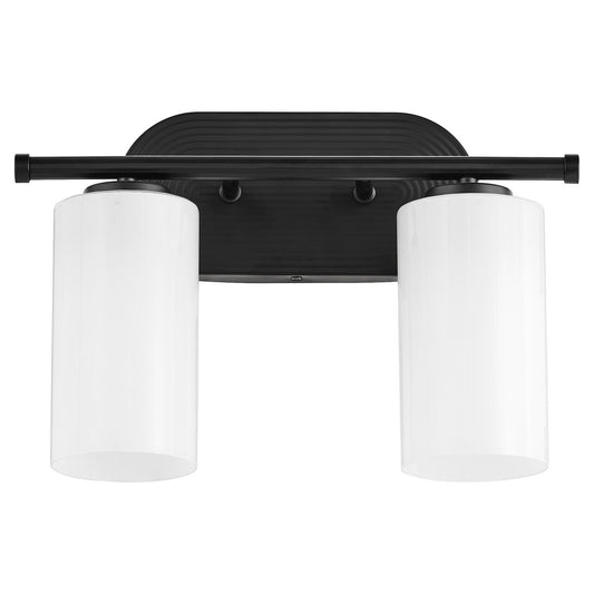 Quorum - 5228-2-59 - Two Light Vanity - Belinder - Matte Black