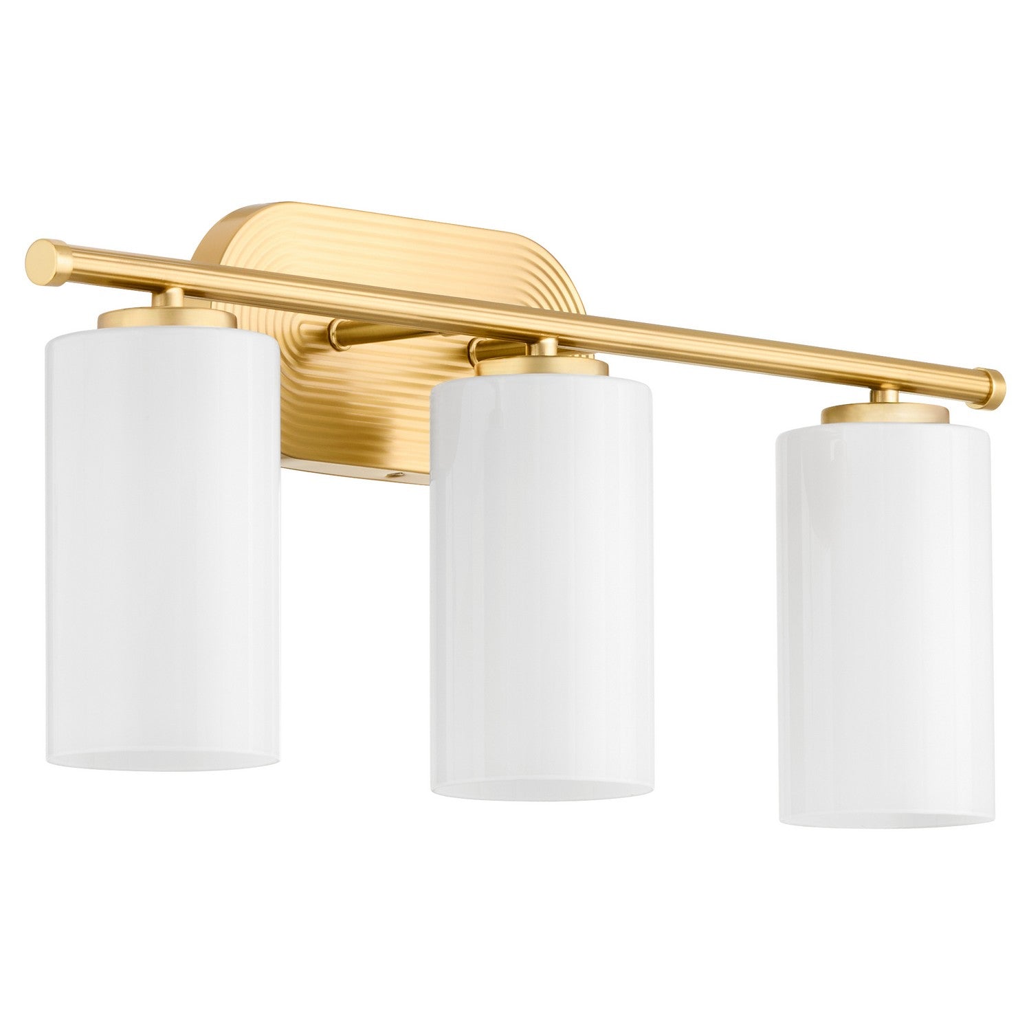 Quorum - 5228-3-80 - Three Light Vanity - Belinder - Aged Brass