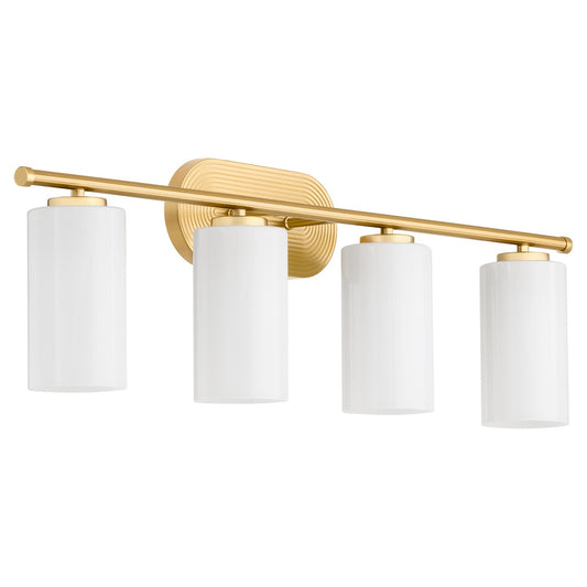 Quorum - 5228-4-80 - Four Light Vanity - Belinder - Aged Brass