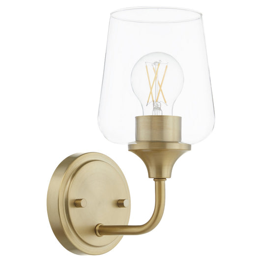 Quorum - 5313-1-80 - One Light Wall Mount - Raymond - Aged Brass