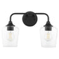 Quorum - 5313-2-59 - Two Light Vanity - Raymond - Matte Black