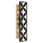 Quorum - 583-2-5980 - Two Light Vanity - Mariposa - Matte Black w/Aged Brass