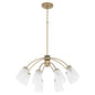 Quorum - 6077-8-80 - Eight Light Chandelier - Arpeggio - Aged Brass