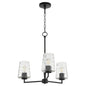 Quorum - 6204-3-59 - Three Light Chandelier - Goodwin - Matte Black
