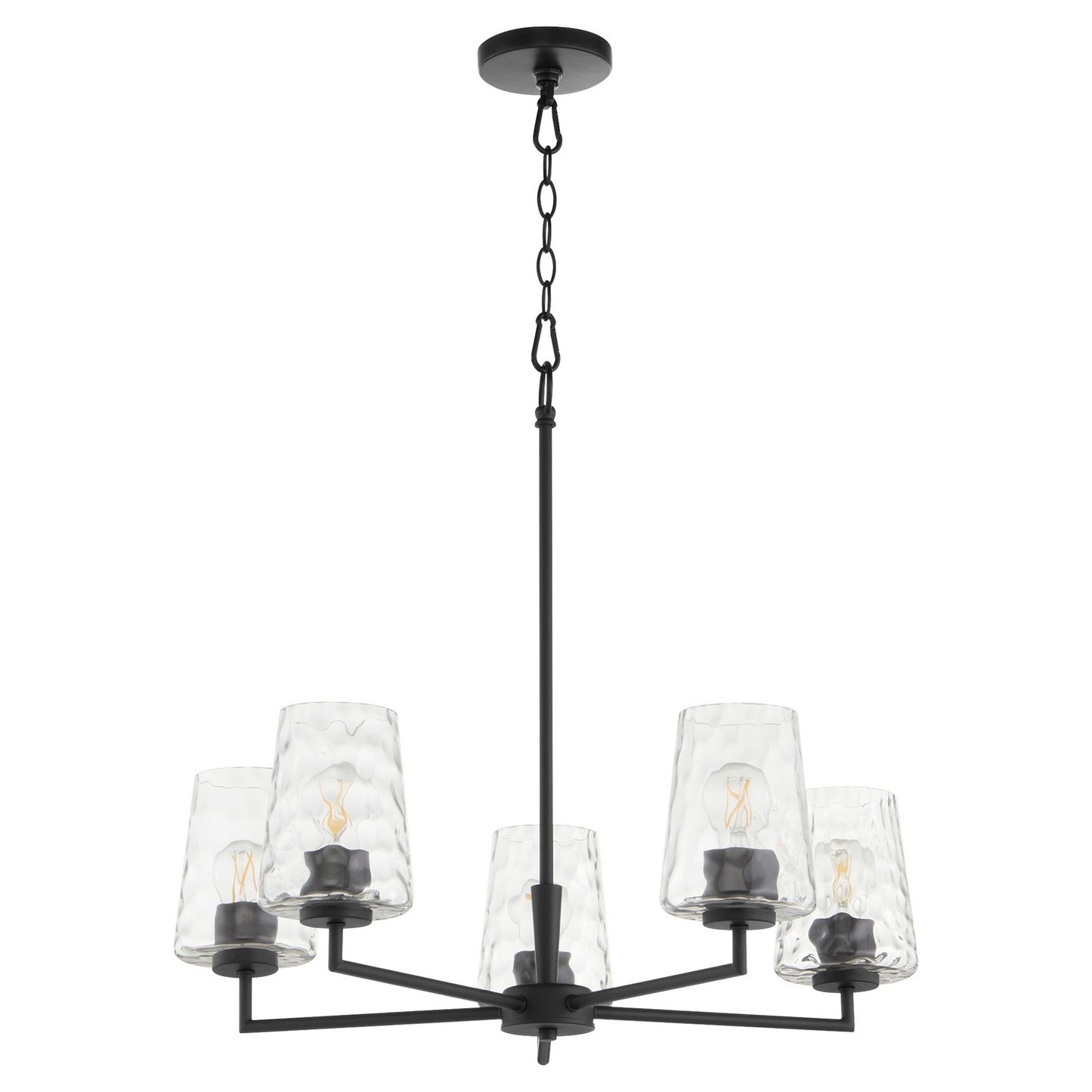 Quorum - 6204-5-59 - Five Light Chandelier - Goodwin - Matte Black