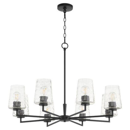 Quorum - 6204-8-59 - Eight Light Chandelier - Goodwin - Matte Black