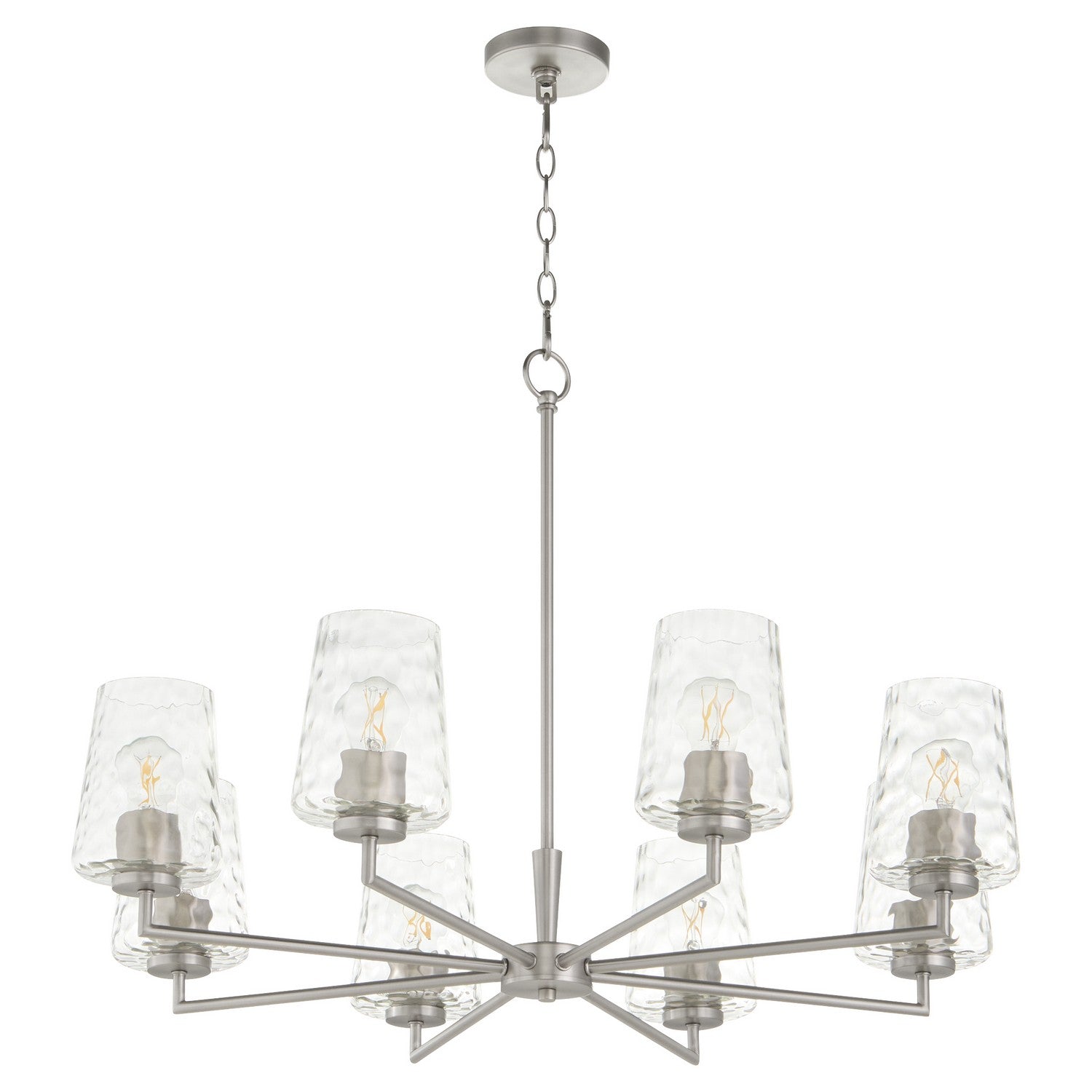 Quorum - 6204-8-65 - Eight Light Chandelier - Goodwin - Satin Nickel