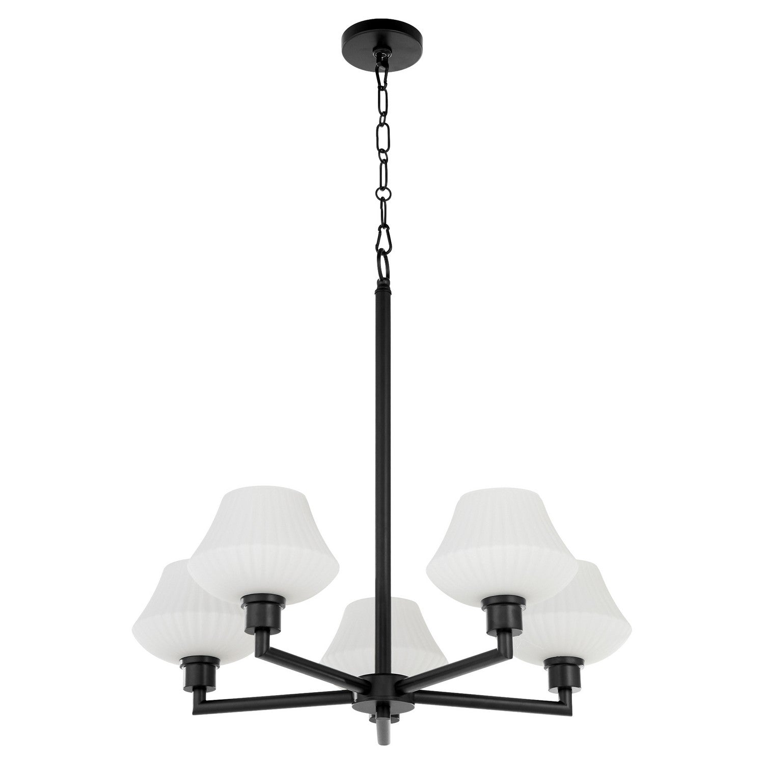 Quorum - 6221-5-59 - Five Light Chandelier - Cassini - Matte Black