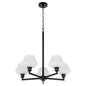 Quorum - 6221-5-59 - Five Light Chandelier - Cassini - Matte Black