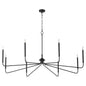 Quorum - 6238-8-59 - Eight Light Chandelier - Providence - Matte Black