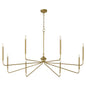 Quorum - 6238-8-80 - Eight Light Chandelier - Providence - Aged Brass