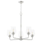 Quorum - 6313-5-65 - Five Light Chandelier - Raymond - Satin Nickel