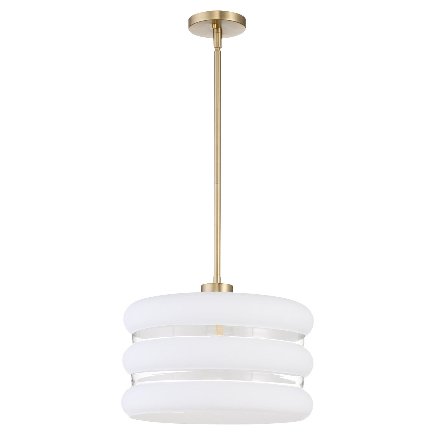 Quorum - 806-80 - One Light Pendant - Gillis - Aged Brass