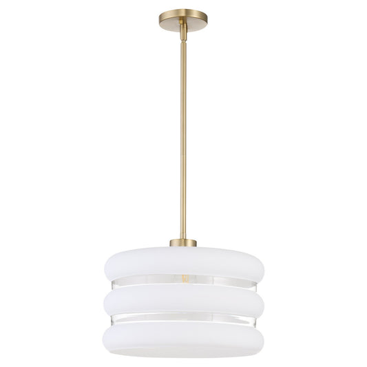 Quorum - 806-80 - One Light Pendant - Gillis - Aged Brass