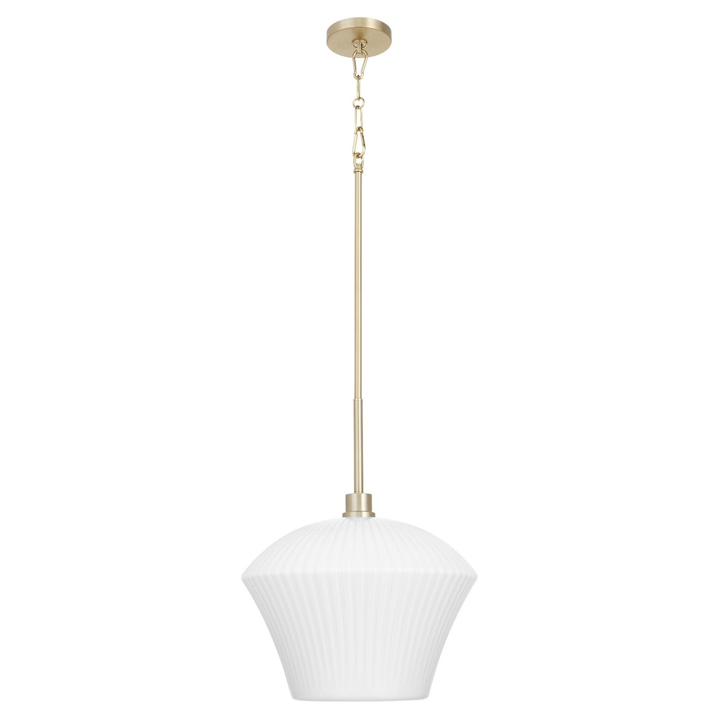 Quorum - 8221-15-80 - One Light Pendant - Cassini - Aged Brass