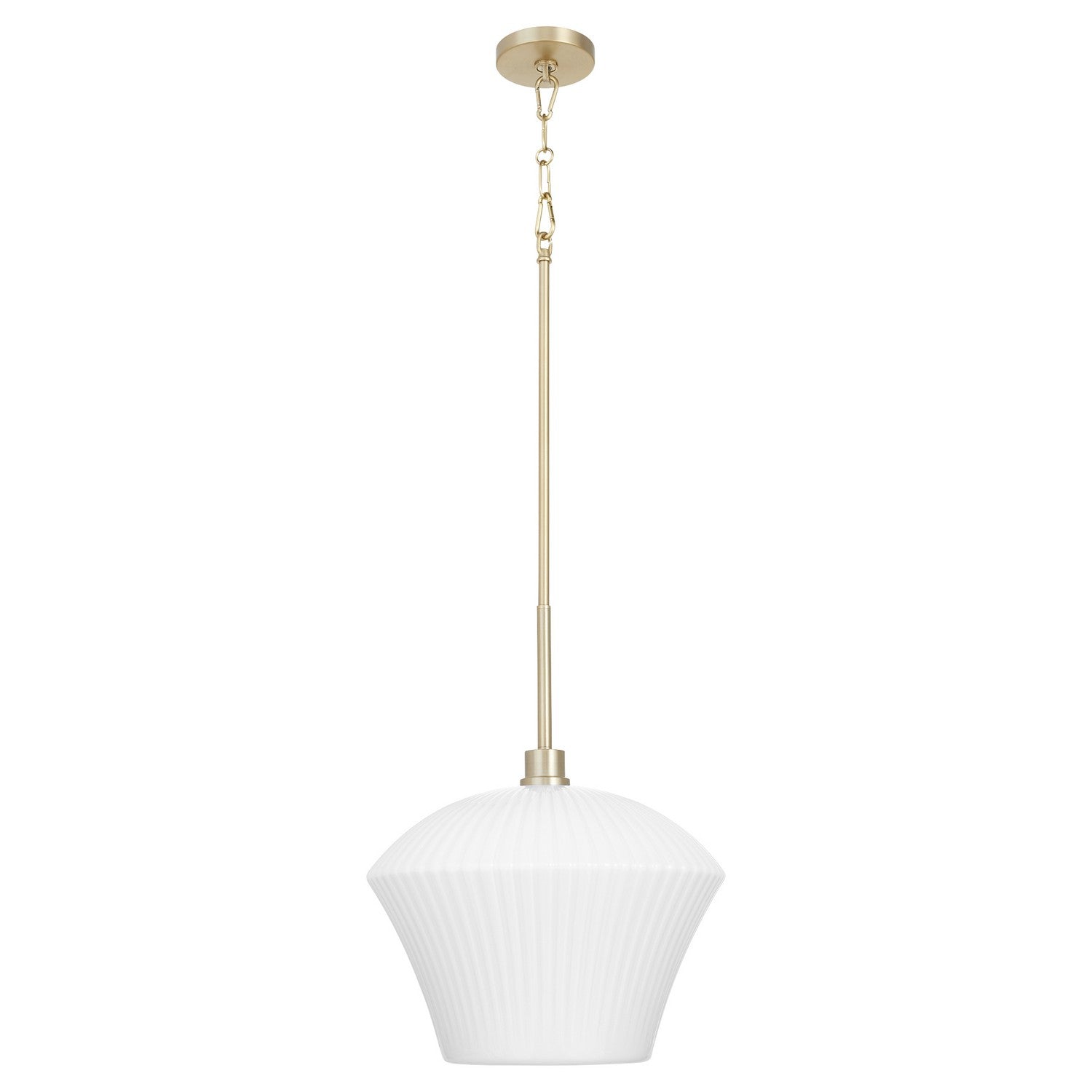 Quorum - 8221-15-80 - One Light Pendant - Cassini - Aged Brass